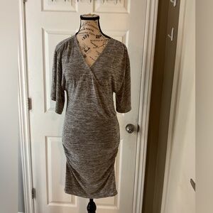 Leith gray wrap dress  very soft
